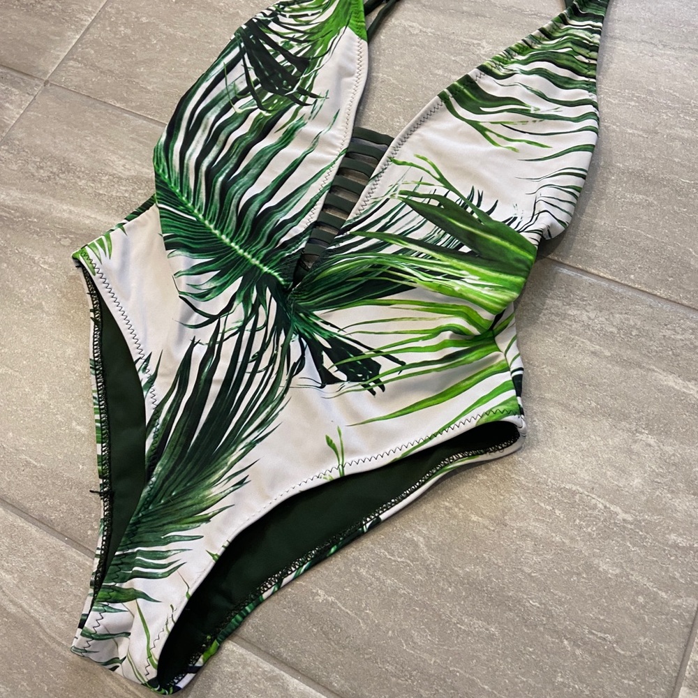 High cute one piece jungle bathing suit - Picture 1 of 4
